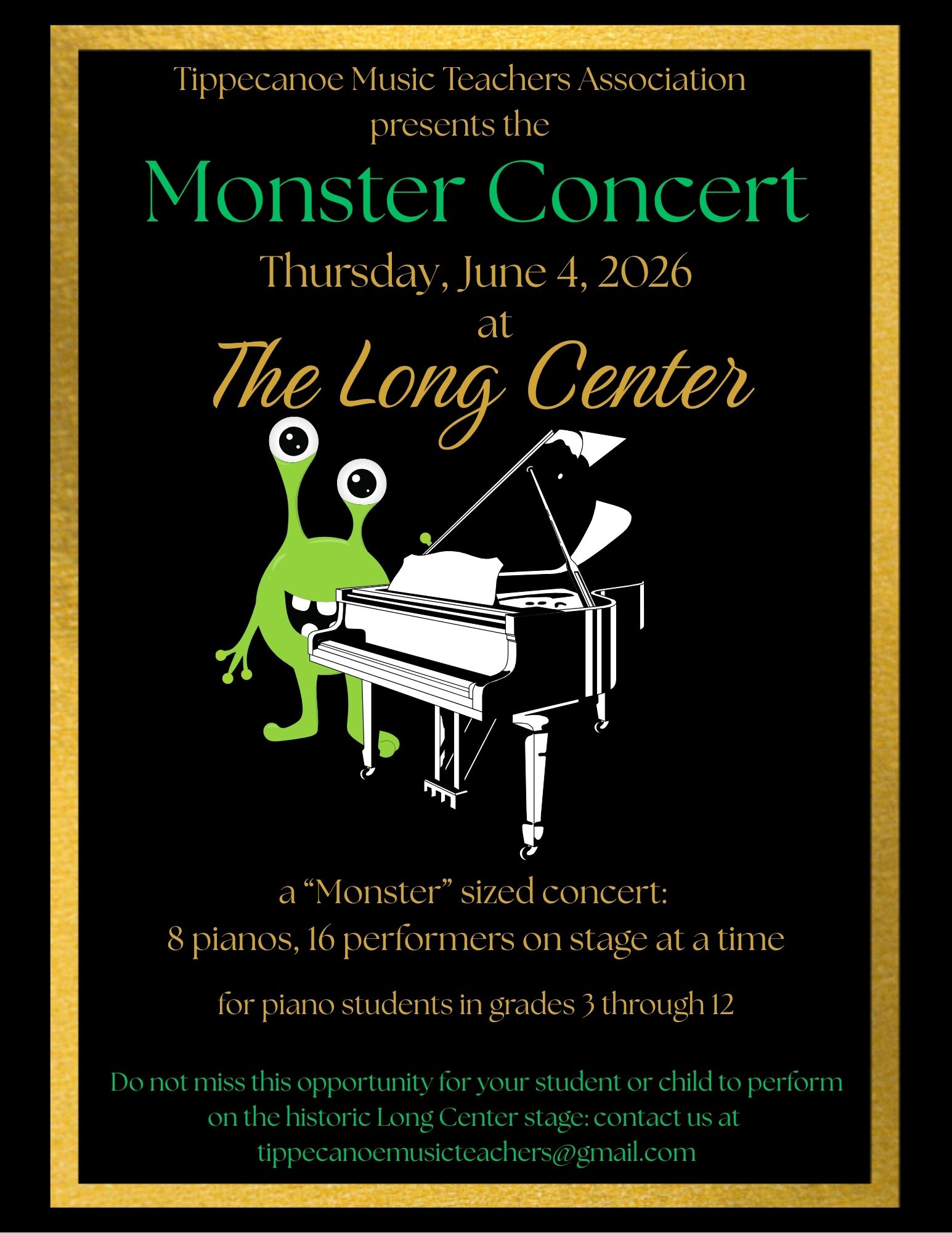Monster Concert – Tippecanoe Music Teachers Association